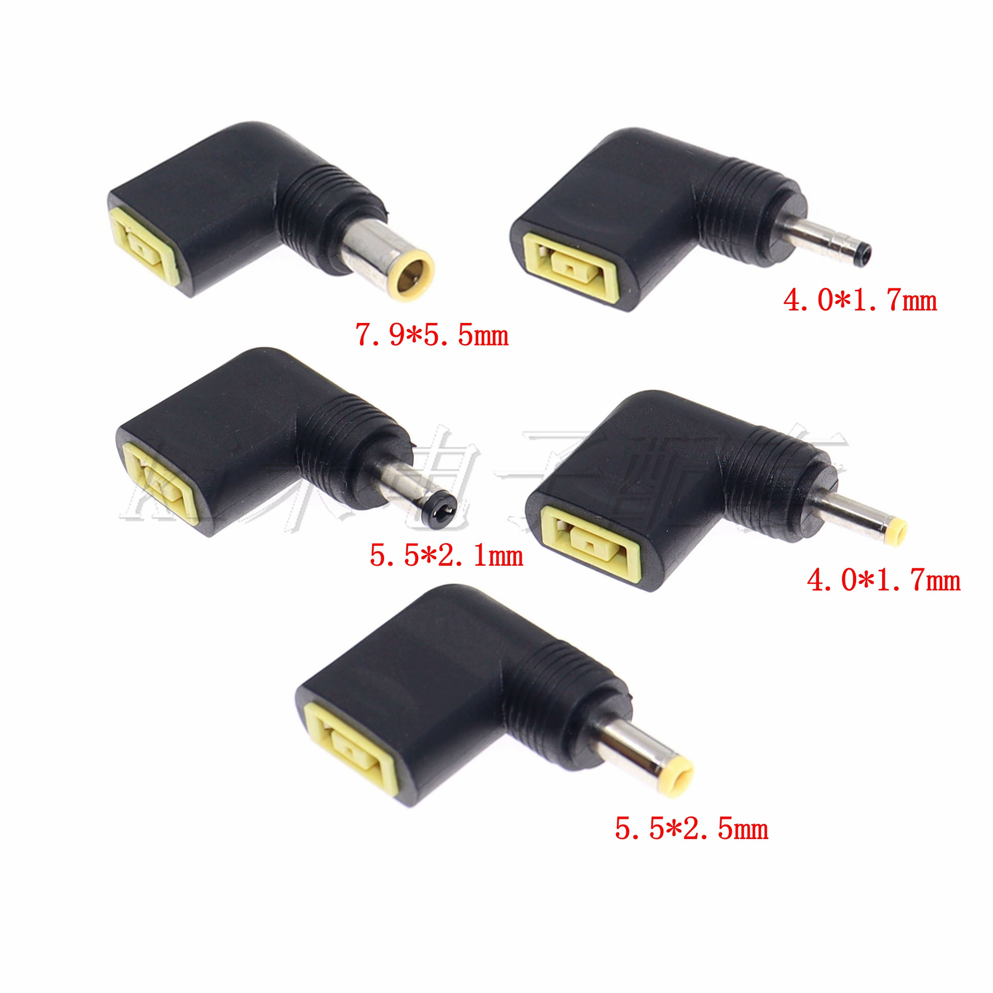 联想方口母头转圆口DC5.5*2.5 4.0 4.8公笔记本电源适配器转接头-图0