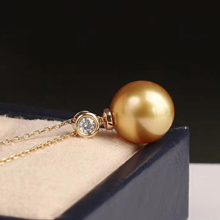 DIY珍珠配件 S925纯银玉石吊坠空托 经典时尚半成品项坠托配8-12,淘宝优惠券,粉丝福利购,淘宝优惠卷