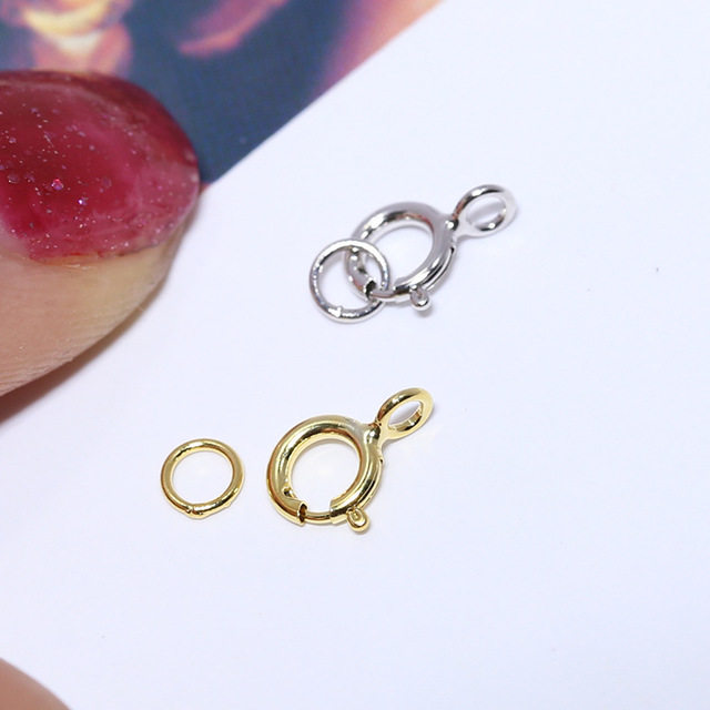 DIY饰品配件 S925纯银弹簧扣 项链手链串珠接头搭扣 手工材料,淘宝优惠券,粉丝福利购,淘宝优惠卷