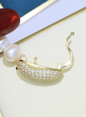 diy配件s925纯银精工珍珠项链