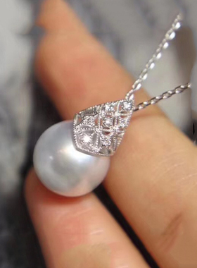 珍珠玉石镂空款手工材料diy配件