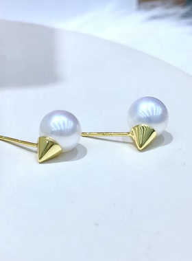 DIY纯银珍珠耳钉吊坠项链