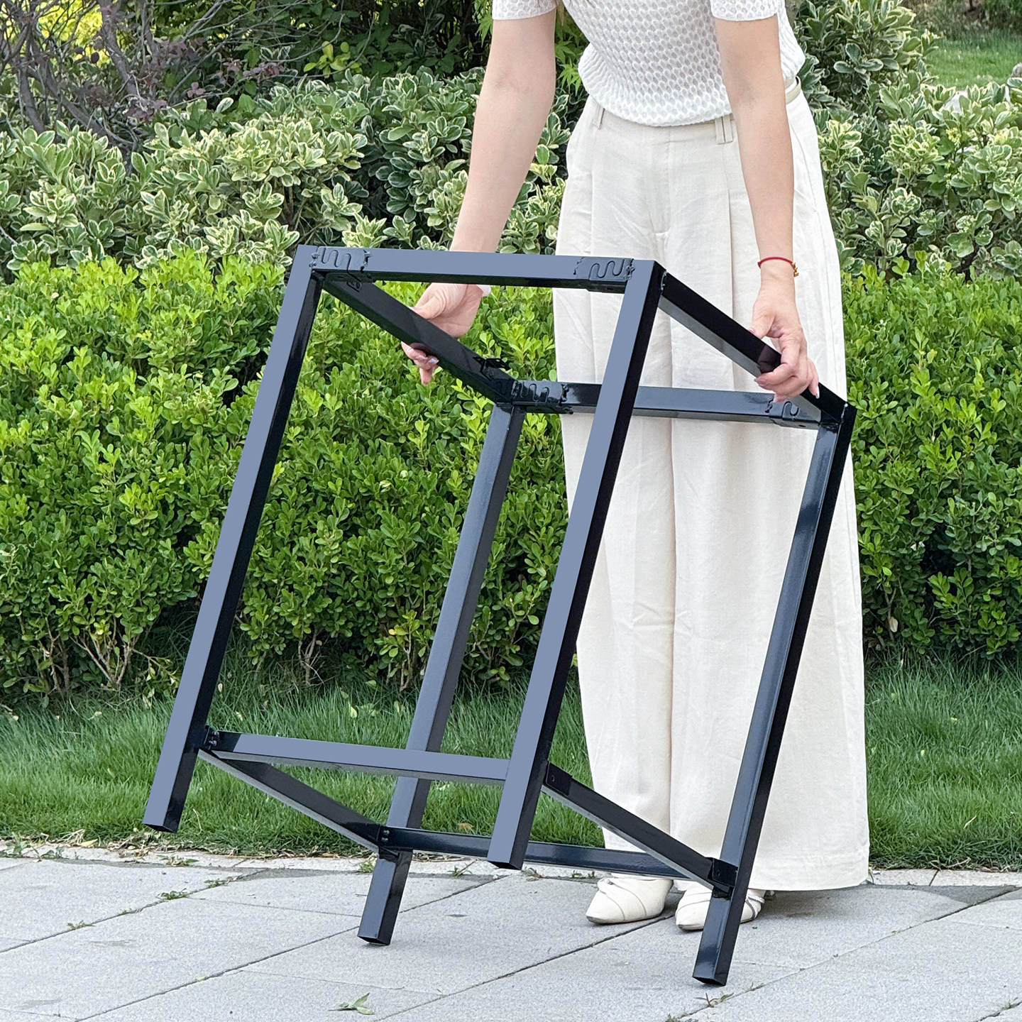 四方架子支架 桌子腿金属桌腿架子高桌脚架 正方形烤火架方桌支架,淘宝优惠券,粉丝福利购,淘宝优惠卷