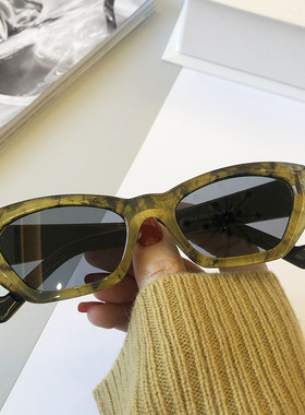 2022夏季高级感墨镜欧美猫眼男