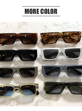 防紫外线UV400长方形时尚太阳镜