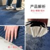 Red entrance door absorbent floor mat outdoor door carpet