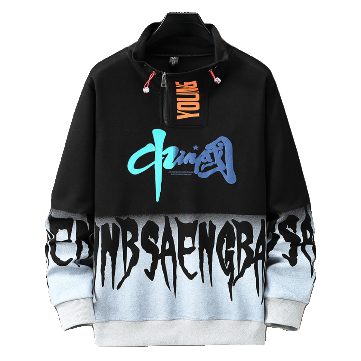 350斤加肥加大码卫衣男秋冬新款休闲宽松青少年学生国潮长袖上衣