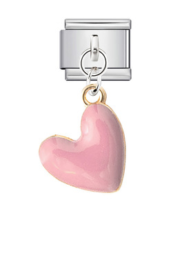 挂钩爱心款意大利模块手链弹力拼接不锈钢DIY表带链情侣闺蜜礼物