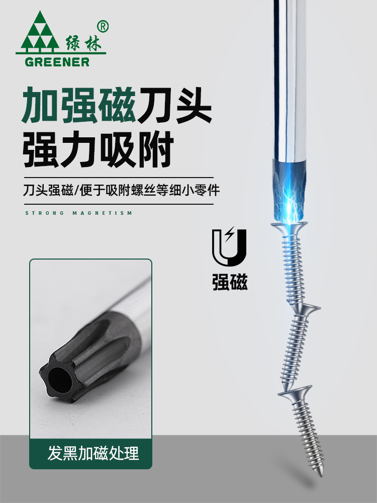 绿林梅花螺丝刀T20T8T10T25T30内六角星型中孔米字花起子工具套装 - 图3