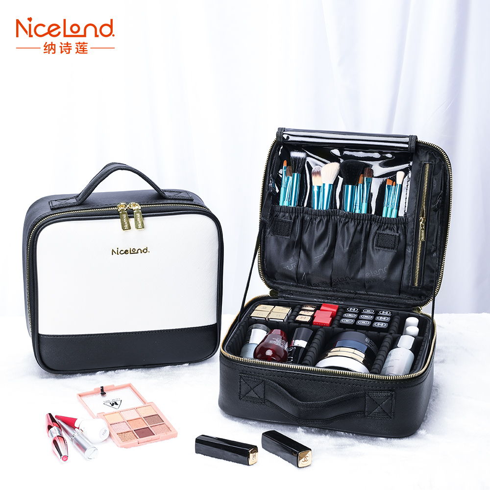 niceland纳诗莲旗舰店Niceland纳诗莲网红化妆包大容量手提便携式化妆包新款韩国0