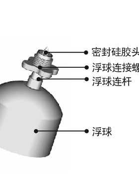 原装美的通用饮水机配件净水桶浮子净水器浮球浮漂水漂阀开关组件