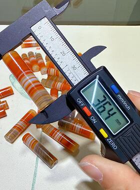 天然缠丝老玛nao圆管珠DIY项链吊坠配珠半成品