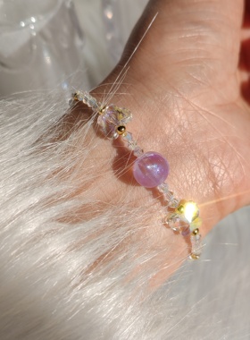 超闪！施华品质水晶蝴蝶人鱼姬手链轻奢高级闺蜜礼物