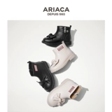 Martens, детские короткие сапоги, ботинки с бантиком, модель весна/осень 2021 года, из натуральной кожи