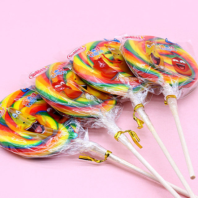 Golden Rice Colorful Wave Board Candy Colored Lollipop