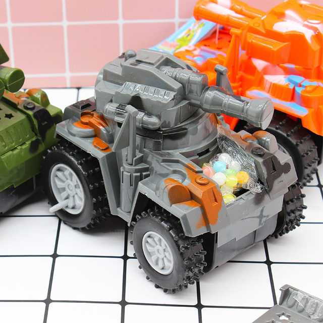 Golden Rice Inertial Pullback Car Simulation Tank Toy Car