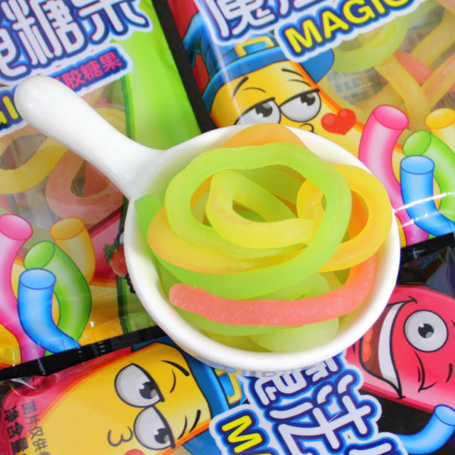 Magic Color Rope Children’s Snack Bag Candy Gummies