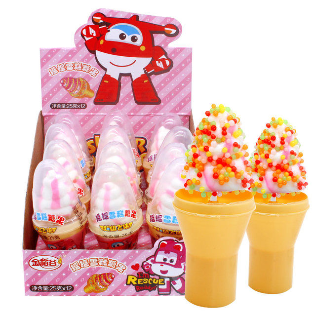 Golden Rice Super Wings Shake Ice Cream Lollipop