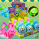 Golden Rice Mini Turtle Popping Candy Candy Jenga