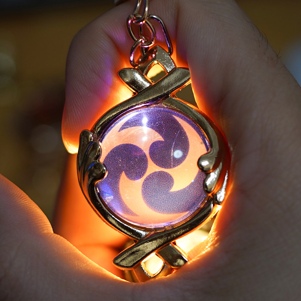 枫丹神之眼挂件挂饰品原神周边genshin玻璃金属芙宁娜水龙王芒性