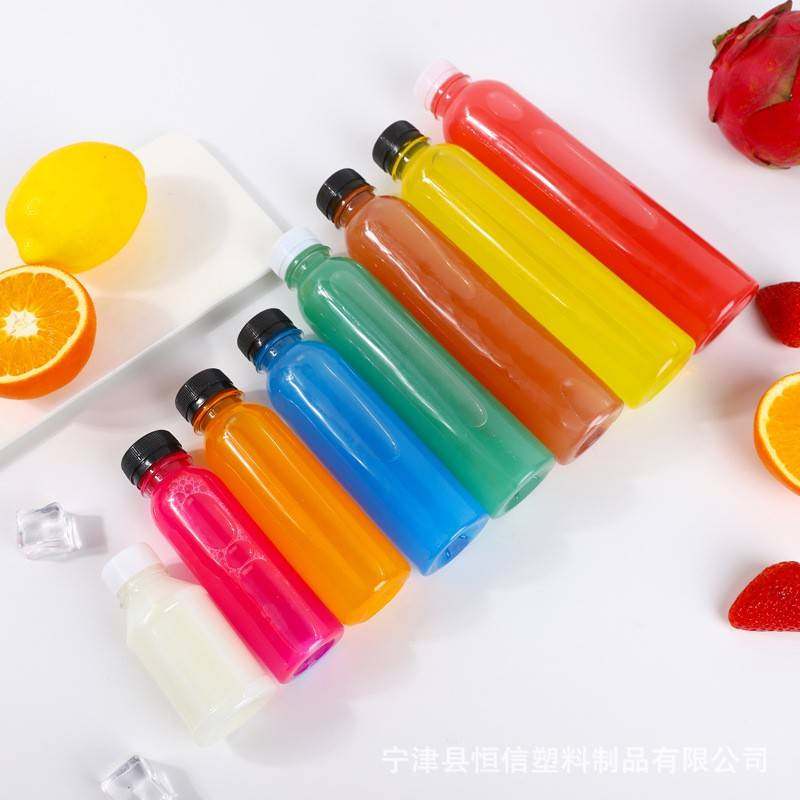 饮料外卖瓶ml豆浆瓶子一次性塑料奶茶瓶透明果汁瓶大口整箱饮品空,淘宝优惠券,粉丝福利购,淘宝优惠卷