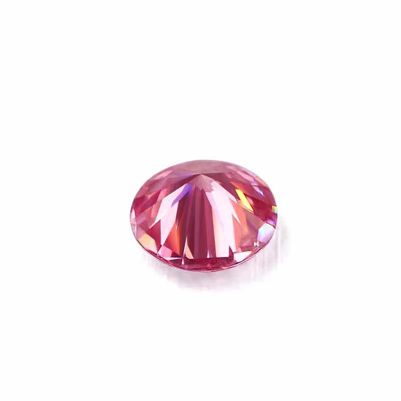 钰名堂粉钻彩钻charles莫桑石裸石 钰名堂戒指/指环