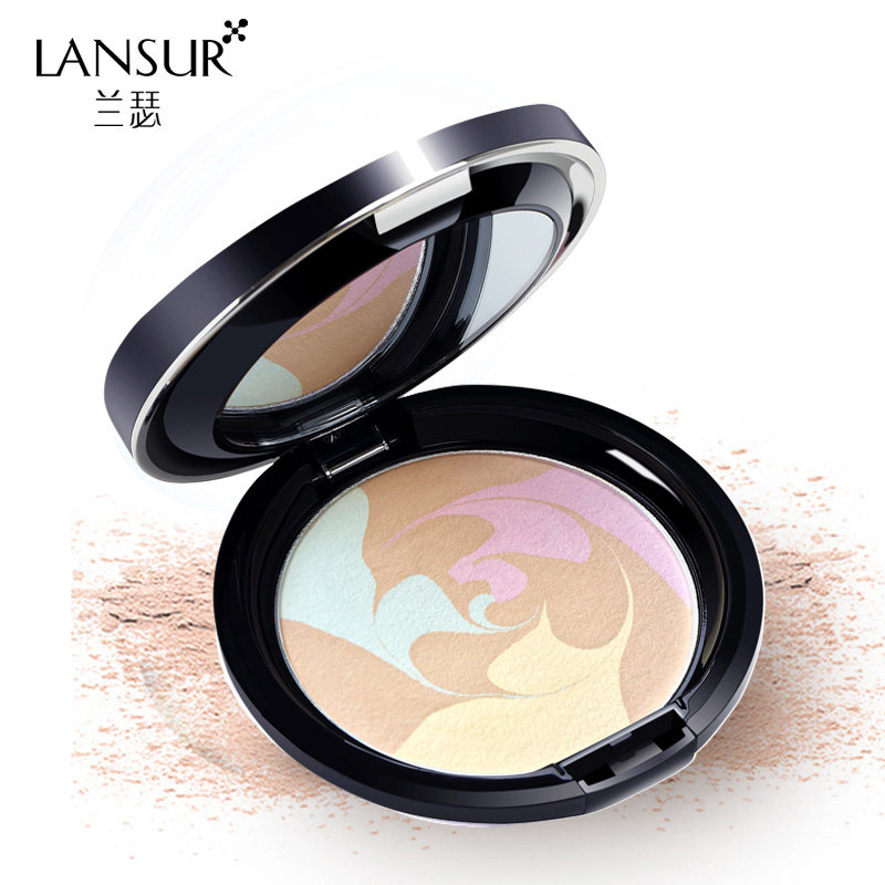 兰瑟定妆粉干粉平价底妆女官方散粉 兰瑟晟之源粉饼