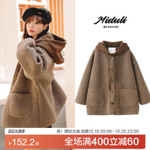 Pregnancy Woman Dress Autumn Winter Style Blouse Pregnant Woman Coat Winter Plus Suede Thickened Lamb Suede Dressing Woman Outwear Big Coat Winter Clothing