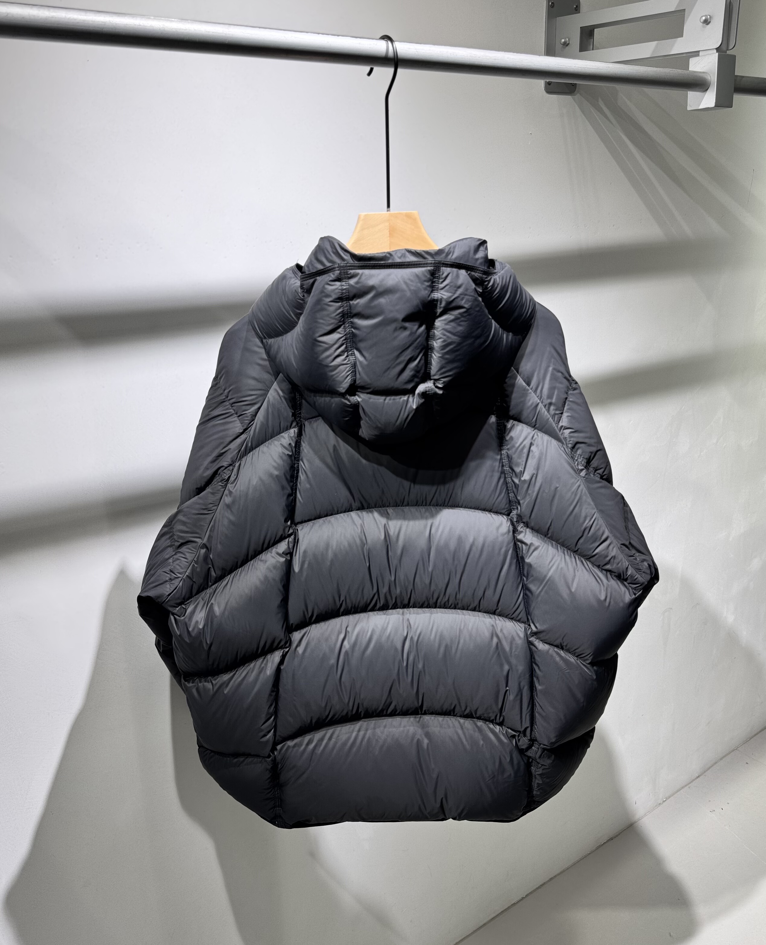 冬季新款【充绒309g】90白鸭绒高领连帽防风羽绒服男高充绒量外套 - 图2