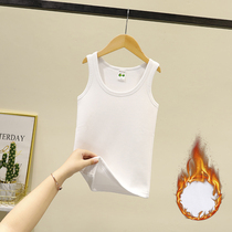 Childrens gush warm cotton vest autumn and winter mens girls thickened waistcoat wearing white harness vest lingerie beating base