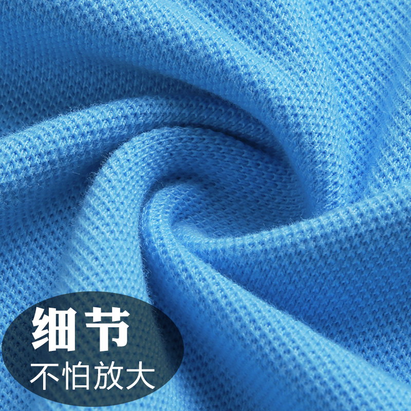 企业高端团体工作服定制印字logo短袖翻领t恤polo衫班服广告衫女