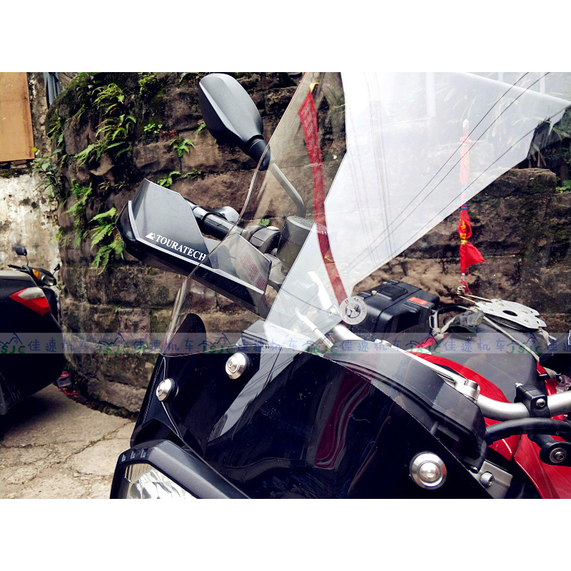 宝马F700/800GS改装加大加高挡风玻璃 挡风板 前挡风进口风挡挡风 - 图1