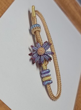 【一举夺葵】向日葵手绳纯手工编织上岸绳手链礼物可串珠手绳