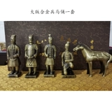 Металлические терракоттские воины и лошади Шэньси характерный мастерство XI'an туризм сувениры творческие творческие дары, чтобы дарить иностранные подарки