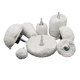 Flash drill with handle white cloth wheel polished white cloth wheel mirror