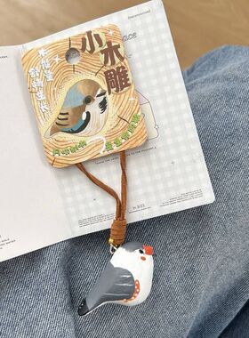 萌宠天然木能量手工小木雕挂件装饰创意摆件手机包挂猫咪熊猫柴犬