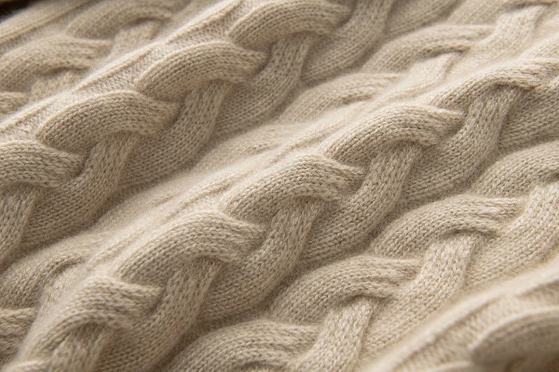 精致太好穿了~小V领羊绒衫女重磅加厚绞花纯羊绒毛衣女,淘宝优惠券,粉丝福利购,淘宝优惠卷