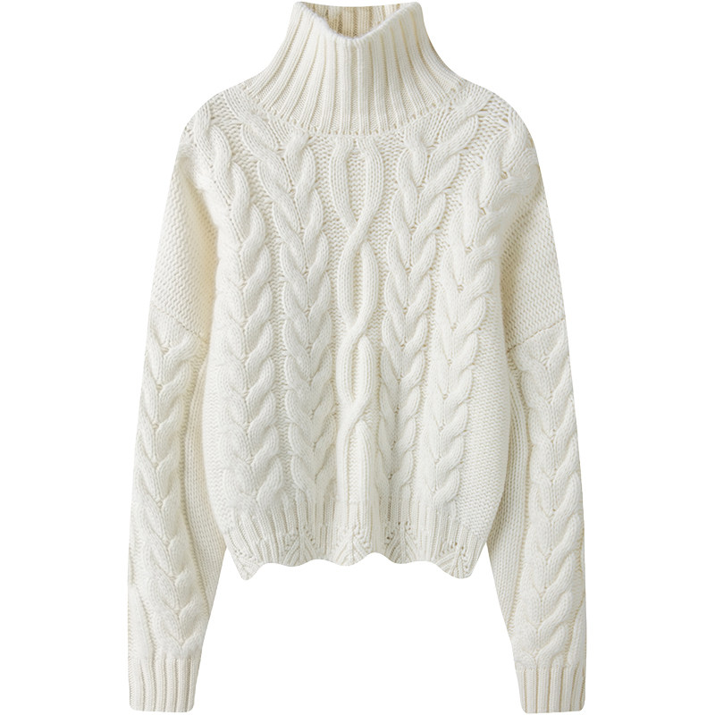 不挑人~不负她的美！！重磅加厚高领羊绒衫女纯羊绒毛衣套头宽松,淘宝优惠券,粉丝福利购,淘宝优惠卷