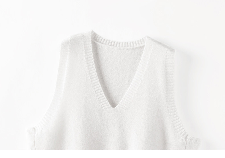 盲搭不出错~加厚V领侧口袋羊绒马甲背心纯羊绒毛衣坎肩宽松,淘宝优惠券,粉丝福利购,淘宝优惠卷
