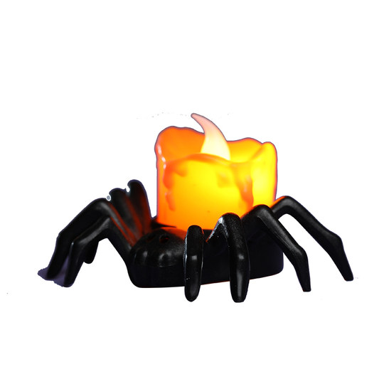 Halloween spider candle light electronic decoration