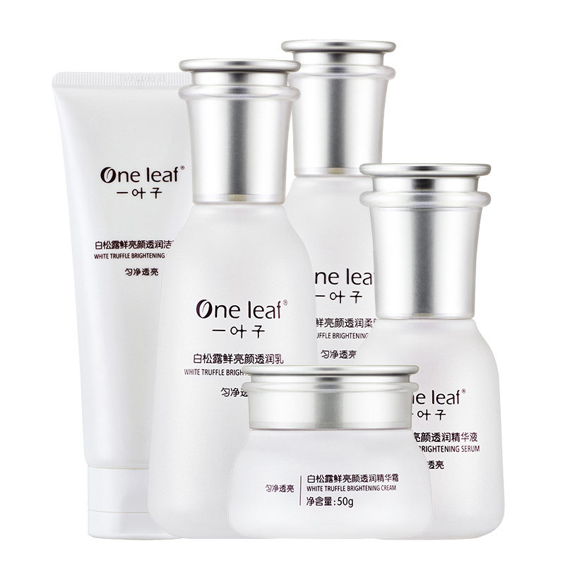 一叶子美白护肤品套装补水保湿水乳 一叶子雅印面部护理套装