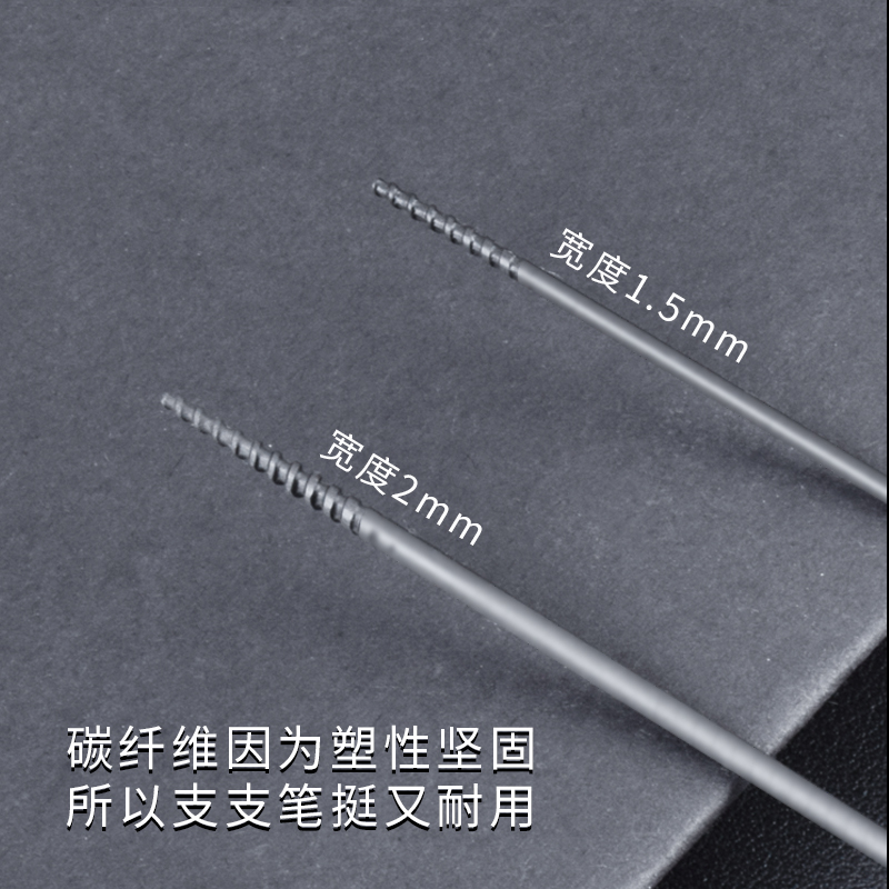 轻便碳纤维卷棉棒专业采耳工具掏耳朵杨波洗耳朵裹棉花碳素杆缠棉-图2