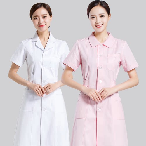 珂薇天使护士服正品冬装长袖白大褂夏装短袖药店医院美容院工作服 - 图0