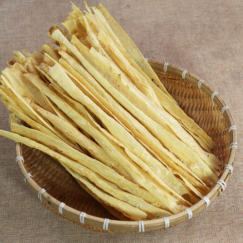 江西特产井冈山豆皮干货农家纯手工商用油炸涮火锅专用油豆皮腐竹 - 图2