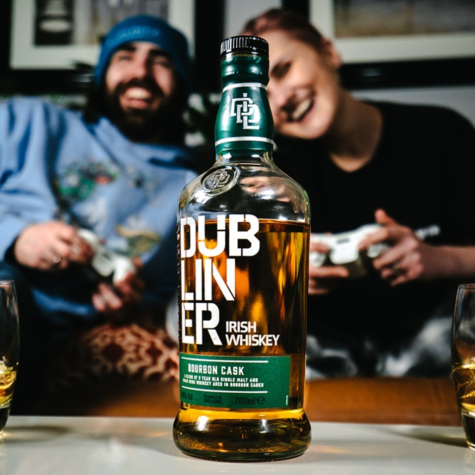杜百威士忌波本桶陈酿3年老金推荐花果香调爱尔兰原瓶进口洋酒-图0