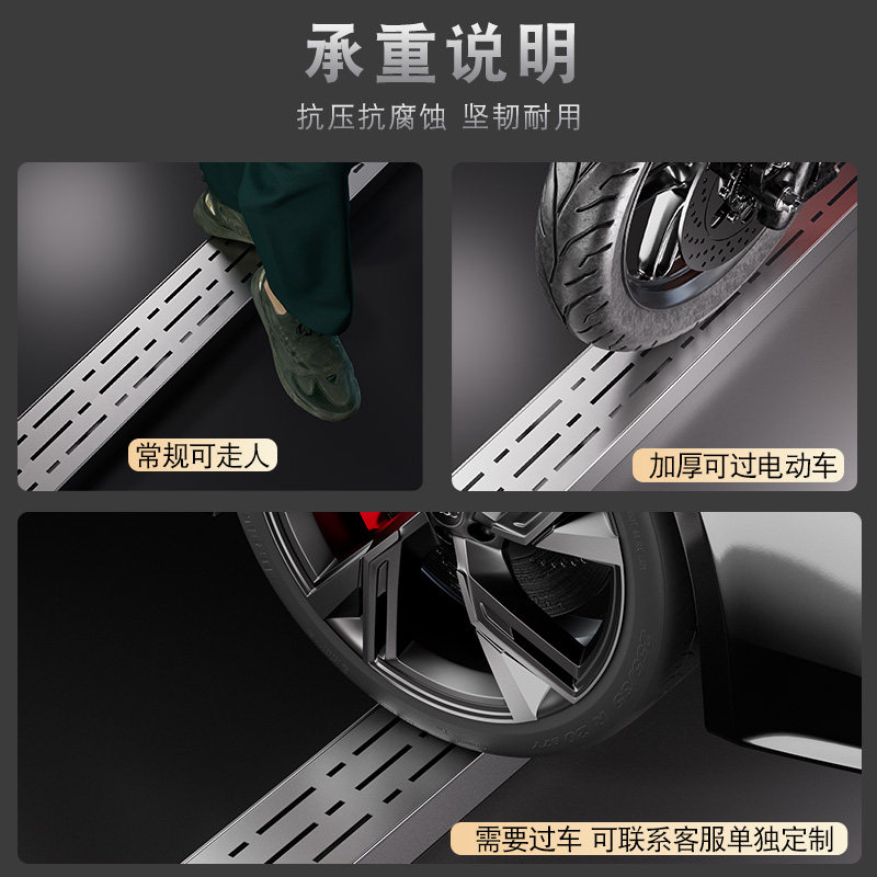 304不锈钢地沟排水沟U型下水槽成品庭院阳台线性水沟槽盖板水篦子,淘宝优惠券,粉丝福利购,淘宝优惠卷