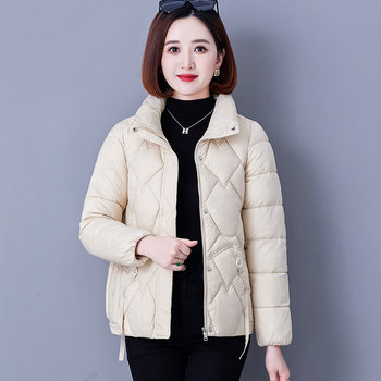 Down cotton-padded jacket women's winter clothes 2023 new cotton-padded jacket Korean style loose small cotton-padded jacket short thickened jacket hot trend