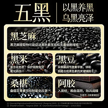 【750g】江中食疗黑养元阿胶五黑粉营养礼盒[17元优惠券]-寻折猪