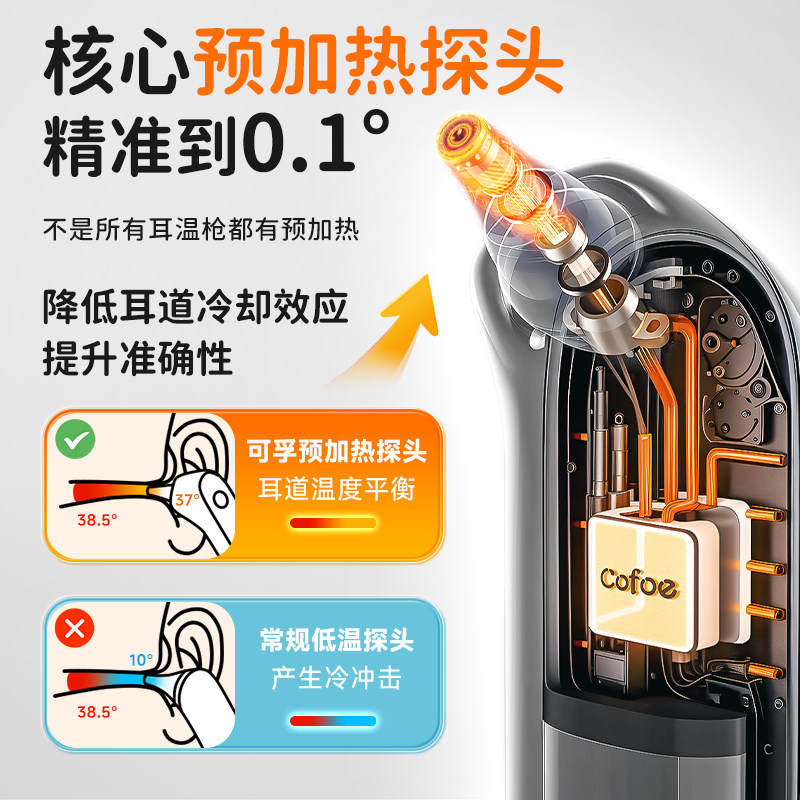 可孚耳温枪婴儿医专用高精度体温计医用体温枪测人体温儿童耳温计,淘宝优惠券,粉丝福利购,淘宝优惠卷