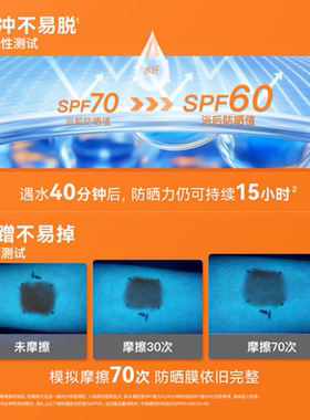 Aucuz奥札上山下海防晒霜面部清爽高倍户外防水防汗全身通勤SPF50